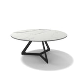 Flute Coffee Table White